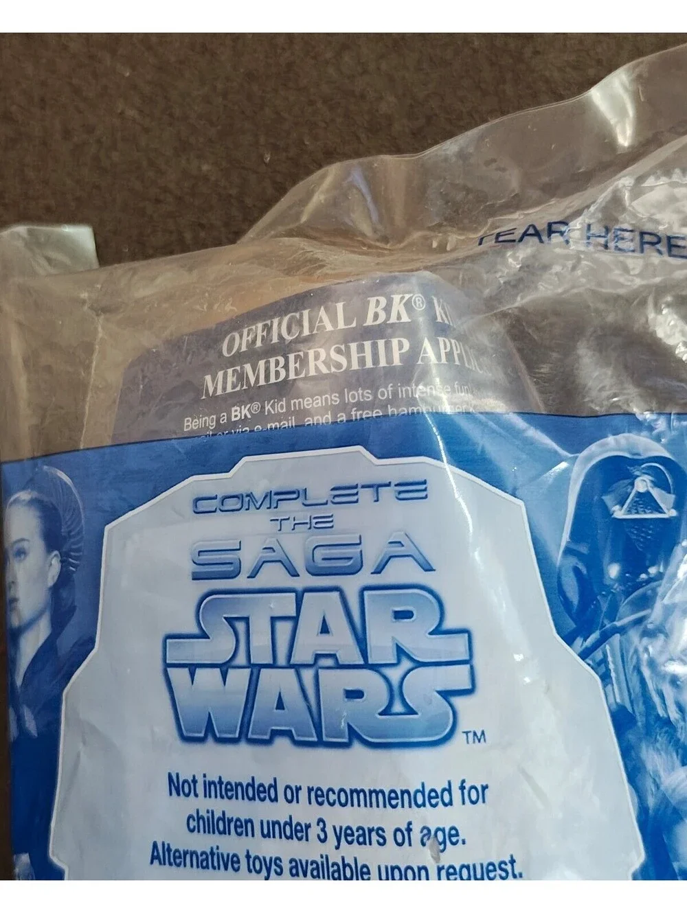2005 Burger King Star Wars: The Complete Saga Kids Meal Mace Windu Toy New